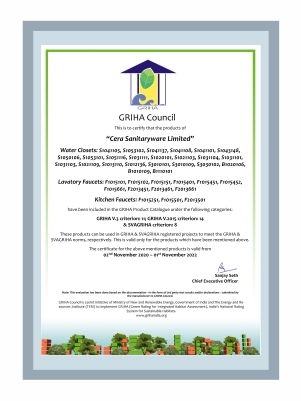 Griha Council Certificate